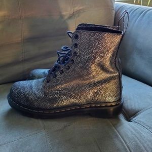 Silver sparkle Doc Martens - size 7UK/ 9US